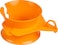 Jonard Tools CPF215 Cable Funnel Drop Ceiling Protector Orange