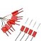 JIUWU A Set 10 pcs Red Logic Analyser Useful High Efficiency Clip Ideal Test Hook