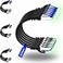 Rapink Patch Cables Cat8 05ft 24 Pack Slim Cat8 Ethernet Patch Cable 40G Support Snagless Cat 8 Patch Cable for Patch Panel to Switch Flexiable Cat 8 Ethernet Cable Datacenter with Gold Plated