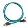 Eonvic Cat7e High Flex Cable Cognex Industrial Camera Ethernet M12 Right Angle X Code 8 Pin Male to RJ45 Cable 1M