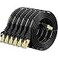 CableGeeker Cat 7 Ethernet Cable 3ft 6 Pack ShieldedFlat Ethernet Patch Cables High Speed Internet Cable for Modem Router LAN Computer Compatible with Cat 5eCat 6 Network Black