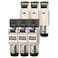 ZOERAX 6Pack RJ45 Connectors Tool Free Cat 8 Cat8 Field Termination Plug Shielded RJ45 Modular Plugs for 2000MHz 2GHz 40G Double Shielded Solid LAN Cable 22AWG24AWG