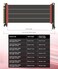LINKUP PCIE 50 Riser Cable for Vertical GPU Mount Left Angle Graphics Card GPU Ready Usable with PCIe 40 RX 9070 RTX5090 40cm Total Length 44cm
