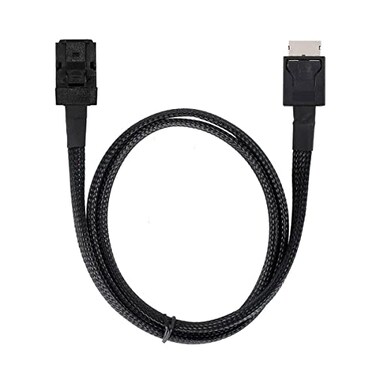 CY Cable OcuLink PCIe PCIExpress SFF8611 4i to Mini HD SFF8643 SSD Data Active Cable 50cm