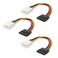 Cable Matters 3Pack 4 Pin Molex to SATA Power Cable SATA to Molex 6 Inches