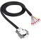 XMSJSIY DB9 Connector Adapter Cable DSUB 9Pin RS232 RS485 Serial Port Extension Cable Replacement with Bare Wire 22AWG DB9 Female