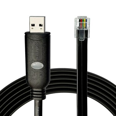 DSD TECH SHRJ12A USB to RJ12 6P4C Serial Cable for APC PDU ATS59FT18M