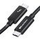 Cable Matters Intel 20Gbps Thunderbolt 3 Cable 66ft USBC Thunderbolt Cable Supports 100W Charging 8K Video and Data Transfer Black