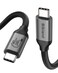 Silkland USB 4 for Thunderbolt 4 Cable 4FT 40Gbps Data Sync 8K6K60Hz 240W Charging USBIFBraided USB C to USB C Data Cable Compatible for MacBook iPhone 17 Mac mini SSD Docking