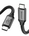 Silkland USB 4 for Thunderbolt 4 Cable 4FT 40Gbps Data Sync 8K6K60Hz 240W Charging USBIFBraided USB C to USB C Data Cable Compatible for MacBook iPhone 17 Mac mini SSD Docking