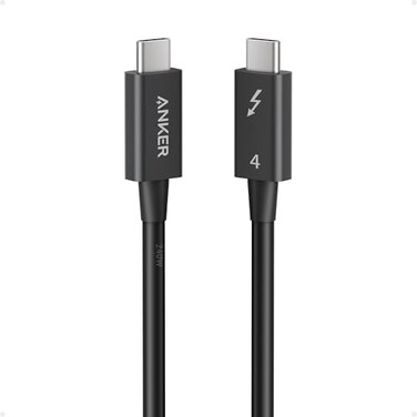 Anker Thunderbolt 4 USB C to USB C Cable 8K4K Display40Gbps Compatible with USB4 Thunderbolt 43 for MacBook iPhone 16240W 23FT