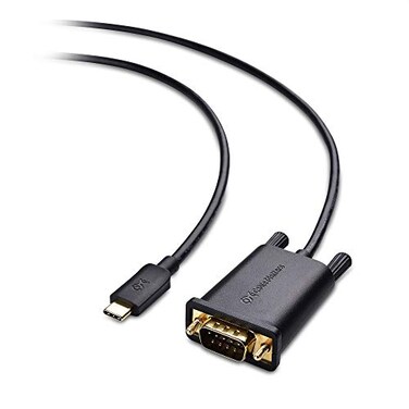 Cable Matters USB C to Serial Adapter Cable 3ft USBC to DB9 USB C to RS232 Cable Compatible with Thunderbolt 54 Supports Windows 111087VistaXP macOS 110 or Later