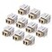 Cable Matters 10Pack LC UPC Duplex Fiber Optic Keystone Coupler Jack OM1OM2OM3OM4 Multimode OS2 Single Mode Support
