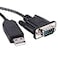 Usangreen USB to DB9 DSub Male Com Port FT232RL RS232 Serial Converter Adapter Communication Upgrade Cable Standard DB9 Pinout 2RXD