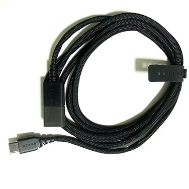 IRIDESCENT Suitable for Razer USBC to USB Data and Charging Cable Suitable for Viper V2HeadeAdder V3Basilisk V3 Wireless Gaming MouseBlack