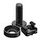 Leadrise 50Pack M6 x 16mm Computer Rack Mount Cage Screws Nuts Washers for Server Cabinet Black