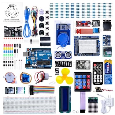 ELEGOO UNO R3 Project Most Complete Starter Kit with Tutorial Compatible with Arduino IDE 200 Components