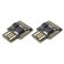 DEVMO 2PCS Digispark Kickstarter ATTINY85 General Micro USB Development Board Module Compatible with Arduino
