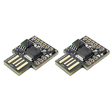 DEVMO 2PCS Digispark Kickstarter ATTINY85 General Micro USB Development Board Module Compatible with Arduino