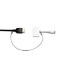 TetherTies Patented PreAssembled Adapter Ties AntiTheft Cable Locks for Tools Dongles Tethers Computer adapters Steel Cable Security Lock Easy Installation