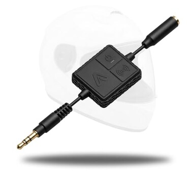 I A S U S IASUS EAR3HMK2 Helmet Audio Amplifier 12dB Volume Boost 35mm Input and Output Compatible with Most Helmet Comms Systems with Headphone Earbud Port