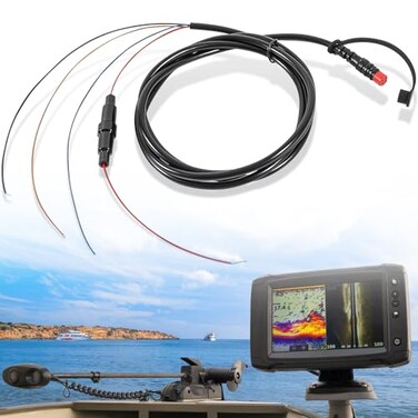 yourour 0101219904 PowerData Cable Quick Connect Adaptor 4Pin 4Xdv Compatible with Echo Striker Plus Striker Vivid Striker 4 Fishfinder Echomap