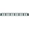 Panduit CPP48HDWBLY 48Port Flat HighDensity Patch Panel Black