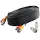 Postta BNC Video Power Cable 60 Feet Video Security Camera Cable Wire with Two Connectors for CCTV DVR Surveillance System