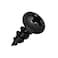 Rok 100 Pack Hardware 8 x 12 127mm Deep Coarse Thread Phillips Pan Head Black Phosphate Wood Screws Excellent in Particle Board MDF Plastic Composites ROKS8X12PPCBP