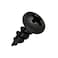 Rok 100 Pack Hardware 8 x 12 127mm Deep Coarse Thread Phillips Pan Head Black Phosphate Wood Screws Excellent in Particle Board MDF Plastic Composites ROKS8X12PPCBP