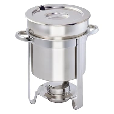 Winco 207 Stainless Steel Soup Warmer 7Quart Medium
