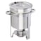Winco 207 Stainless Steel Soup Warmer 7Quart Medium