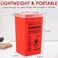MITINU 1 Quart 3Pack Sharps Container for Home Use Needle Disposal Containers Biohazard Containers Syringe Disposal Small Portable Container for Travel Professional Sharp Waste Disposal