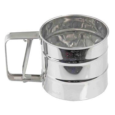 Home Basics Stainless Steel Flour SifterSilver