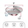 Fat Daddio's Fat Daddios PIE9SET Anodized Aluminum Pie Pan 9 x 15 Inch Set of 2