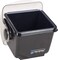 San Jamar Mini Dome Condiment Holder with Dome Lid for Kitchen Bar and Restaurants Plastic 2 Quarts Black