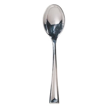 Hoffmaster 883360 Mini Metallic Spoon 338 Pack of 400Silver