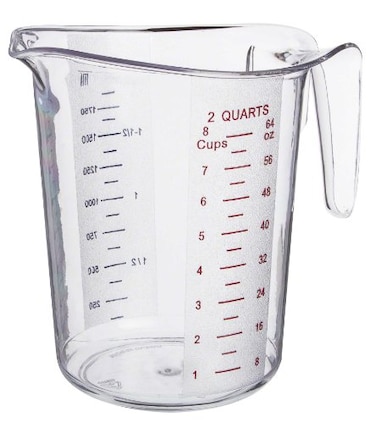 Update International 2Quart Plastic Measuring Cup