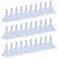 WARMBUY Mini Clear Plastic Funnels 30 Pack