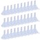 WARMBUY Mini Clear Plastic Funnels 30 Pack