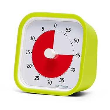 TIME TIMER 60 Minute MOD Education Edition &nbsp; Visual Timer with Desktop Software for Kids Classroom Learning Teachers Desk Clock Study Tool and Office Meetings with Silent Operation Lime Green