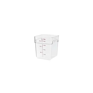 Cambro Camwear Polycarbonate Square Food Storage container 18 Quart