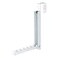 YAMAZAKI Home Smart Over The Door Hooks Folding Hanging Coat Rack 1Hook Steel