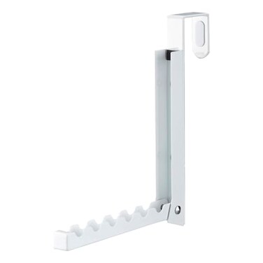 YAMAZAKI Home Smart Over The Door Hooks Folding Hanging Coat Rack 1Hook Steel