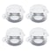 Antrader 4Pack Protective Cover Round Push Button Switch Protector Clear for 22mm Diameter Push Button Switch