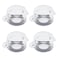 Antrader 4Pack Protective Cover Round Push Button Switch Protector Clear for 22mm Diameter Push Button Switch