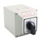 Baomain Universal Rotary Changeover Cam Switch SZW2663D3033D 660V 63A 3 Position 3 Phase with Master Switch Exterior Box LW28634