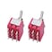 mxuteuk 2pcs MTS403 12 Terminal 3 Position 4PDT Mini Miniature Toggle Switch Car Dash Dashboard ONOffON 5A 125V 2A 250V
