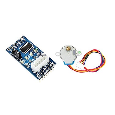 DEVMO 1set 28BYJ48 Geared Stepper Motor ULN2003 Driver Test Module Board DC 5V Compatible with Arduino