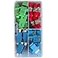 Fibershack Fiber Optic Coupler Kit Fiber Optic Connector Kit Includes 26 Fiber Optic Couplers for ST LC SCAPC SC Cables Includes Hard Plastic Snap Lock case